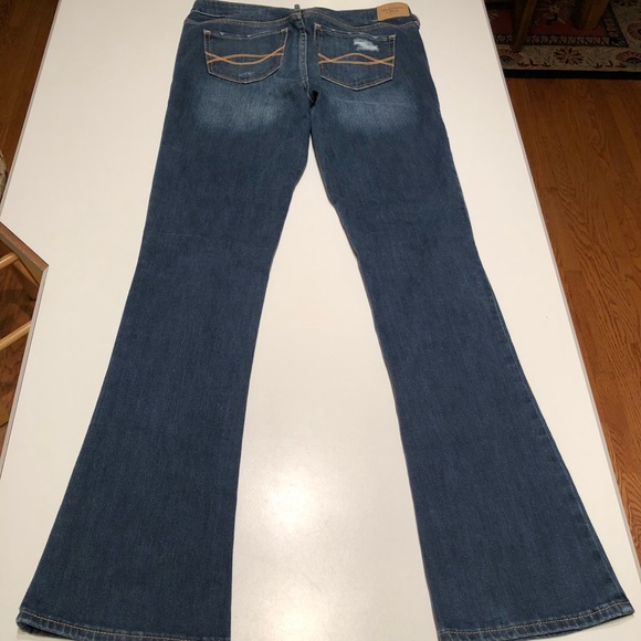 Abercrombie and Fitch Distressed Bootcut Jeans NEW - Picture 5 of 8